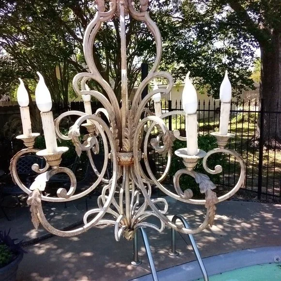 6 lite chandelier